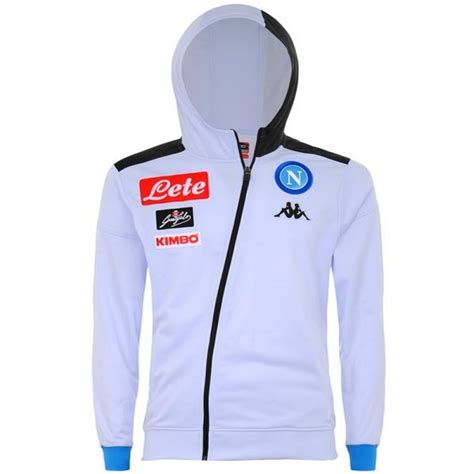 Comprar Chandal Presentacion Capucha Gris Ssc Napoli Kappa