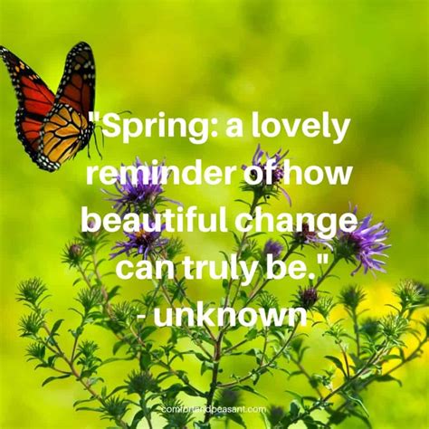20 Inspirational Quotes For Spring Comfort And Peasant