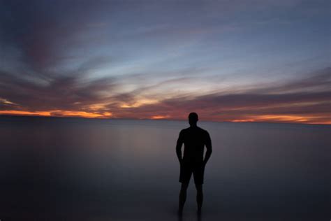 Images Gratuites Homme Plage Mer C Te Oc An Horizon Silhouette