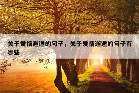 关于爱情邂逅的句子，关于爱情邂逅的句子有哪些 佳句 品与读