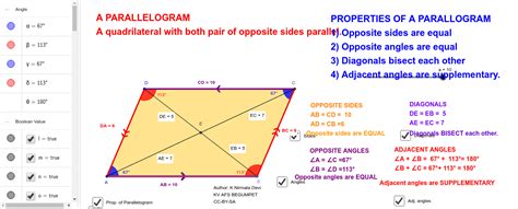 Parallelogram Properties