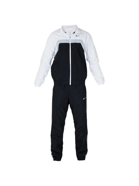 Buy Nike Men White And Black Tracksuit Tracksuits For Men 67052 Myntra