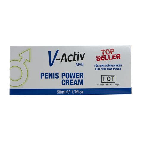 HOT V Activ Man Penis Power Cream pro muže 50 ml Afrodiziaka a