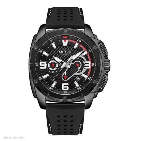 Megir Men S Chronograph Quartz Watches Luxury Top Brand Military