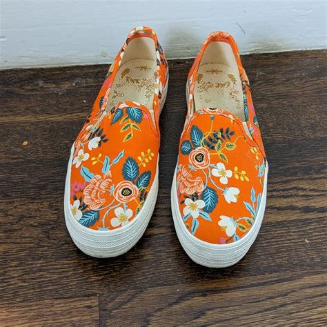 Keds X Rifle Paper Co Floral Platform Sneakers 65 Gem