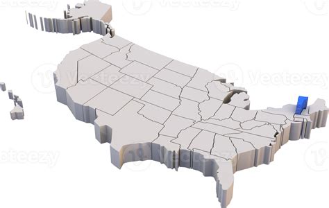 Vermont State Of Usa Map 35320701 Png