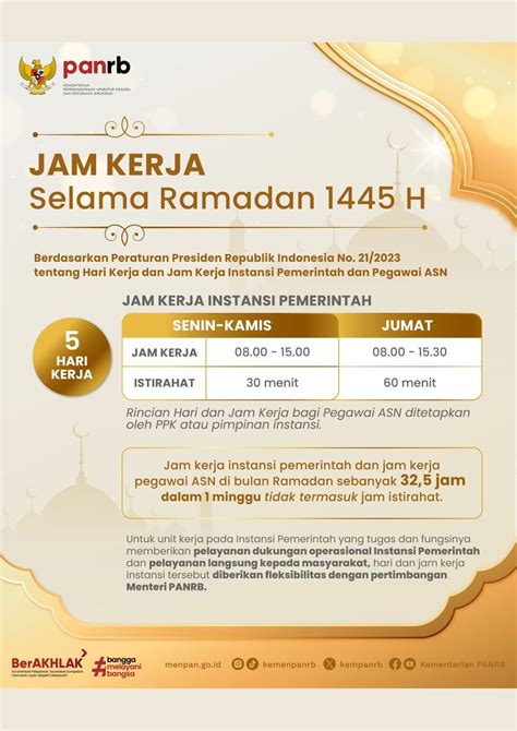 Diatur Dalam Perpres 21 2023 Ini Perubahan Jam Kerja ASN Selama Bulan