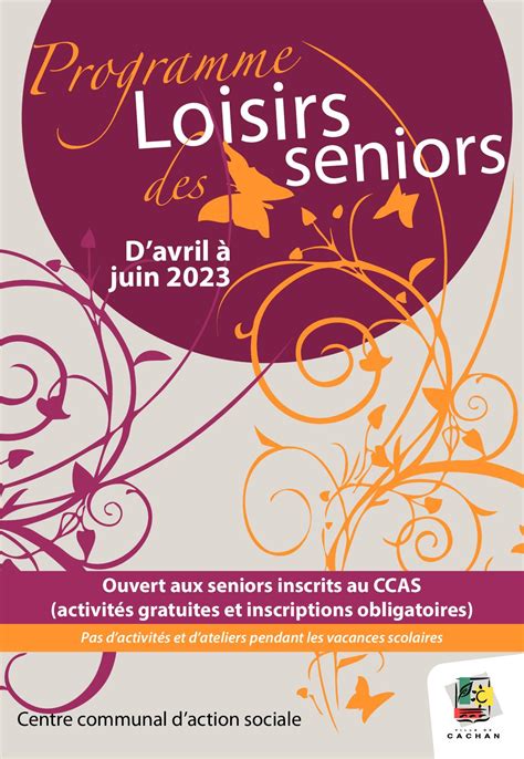 Calaméo Programme loisir des Seniors avril juin 2023