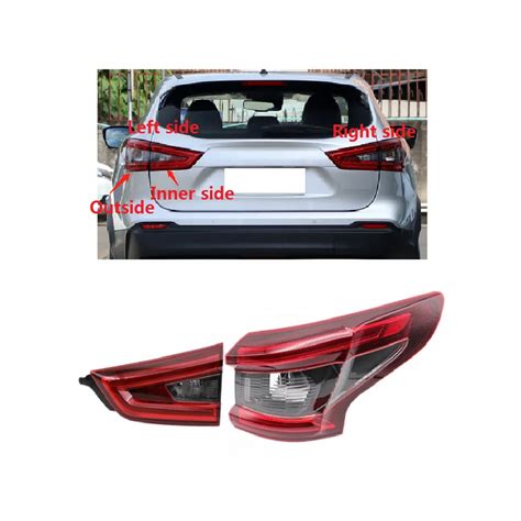 For Nissan Qashqai Tail Lights Stop Brake Lamp Rear