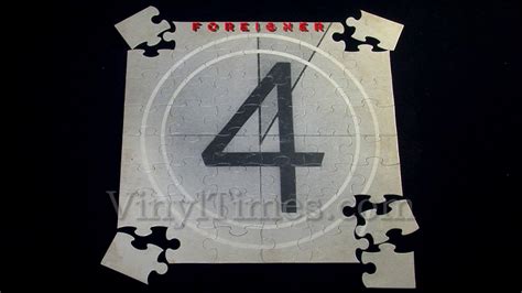 Foreigner "4" Vinyl LP Record Album Cover Jigsaw Puzzle ...