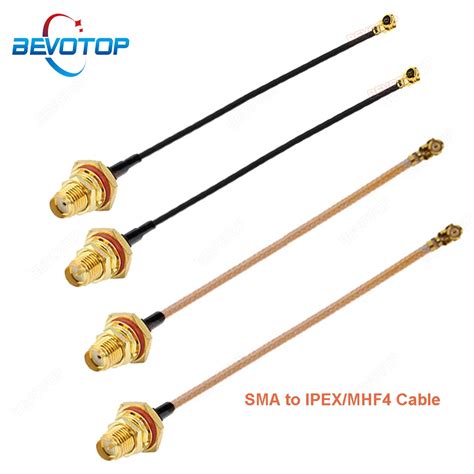 Ipex1 Mhf4 Female To Waterproof Rp Sma Female Bulkhead Rf0 81 1 13 Rg178 Cable 3g 4g Wifi