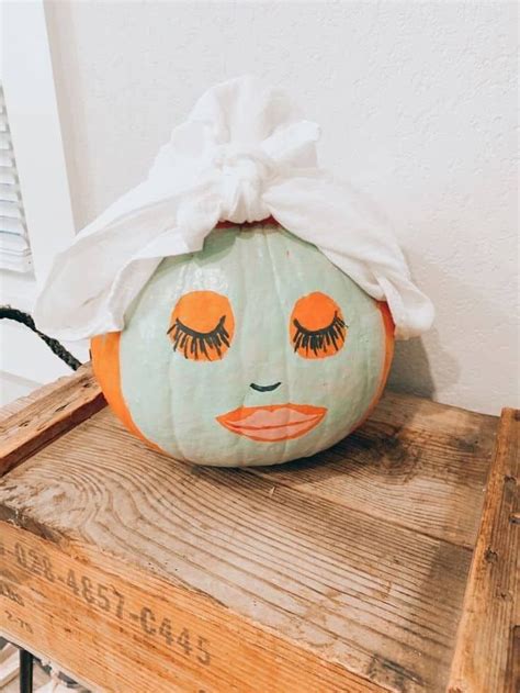 31 Chic Painted Halloween Pumpkin Ideas Lady Decluttered In 2023