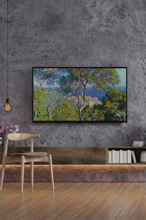 Samsung Frame Tv Art Riviera Painting Tv Scenery Digital Etsy In 2024