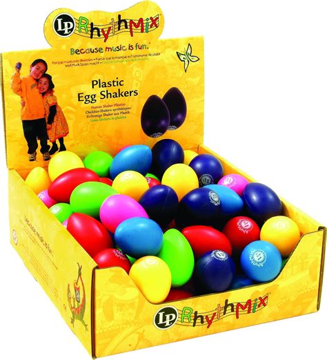 Amazon Lp Rhythmix Plastic Egg Shakers Pack Musical Instruments