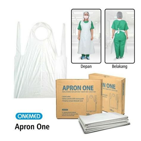 Jual Apron One Plastik Onemed Isi 10pcs Shopee Indonesia