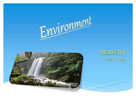 Environment Ppt