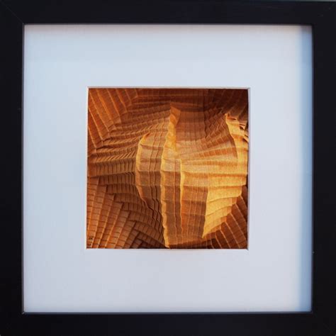 Organic Origami Gallery Pleat Tessellations Small Framed Folds