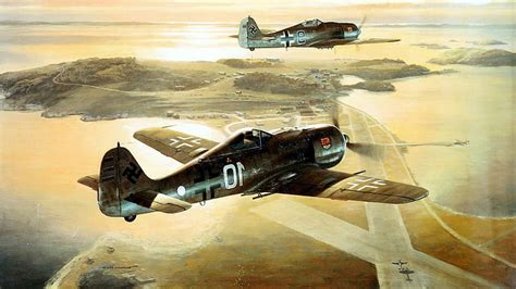 Segunda Guerra Mundial Fw Focke Wulf Luftwaffe Alemanha Avi Es