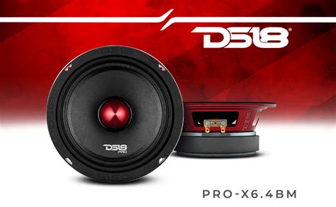 Ds18 Pro X64bm Loudspeaker 65 Midrange Red Aluminum