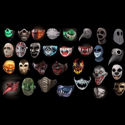 mask pack medium  masks  model  valeria miller