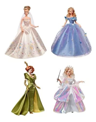 Coleção Filme Cinderela Madrasta Fada Madrinha Disney Mattel