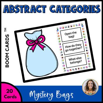 Abstract Categories Speech Therapy Boom Cards By Cytryn Speech Tpt