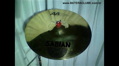 Sabian AA Crash El Sabor 18 Brilliant BATERACLUBE Br YouTube