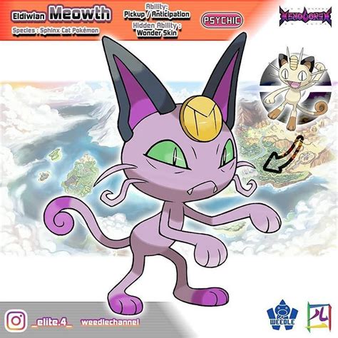 Pokemon Meowth Evolution Chart