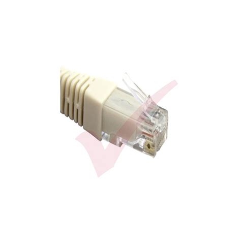 Short White Cm Cat Lszh Patch Cables For U Patching Pk