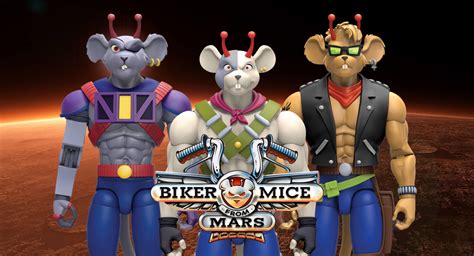 Pre Order Nacelle Biker Mice From Mars Wave 1 Vinnie Modo And