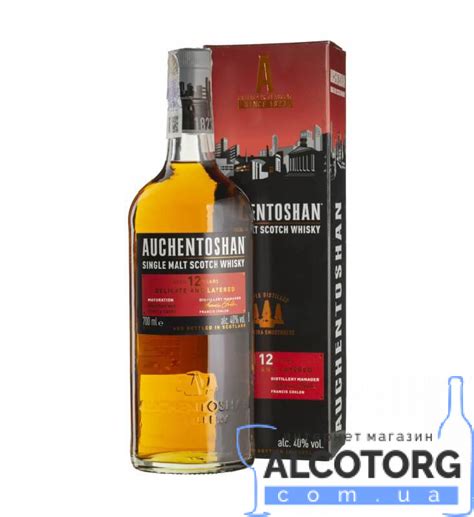 Замовити Віскі Окентошен 12 років, Auchentoshan 12 Years 0,7 л.