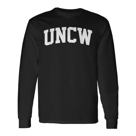 Uncw Athletic Arch College University Alumni Long Sleeve T Shirt Seseable