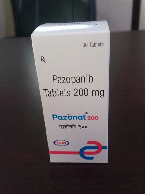 Pazonat Pazopanib 200 Mg Tablets Natco Bottle Pack At Rs 6500 Bottle