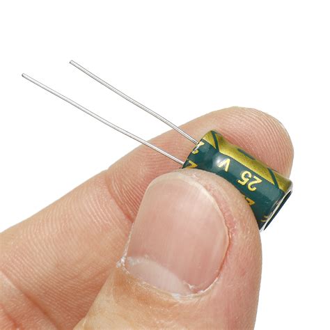 Geekcreit 50PCS 25V 220uf High Frequency Low Resistance Switching Power