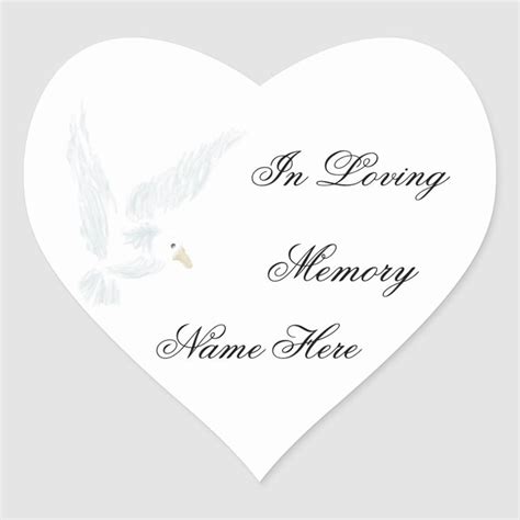 In Loving Memory Stickers | Zazzle | In loving memory, Love stickers, Custom holiday card