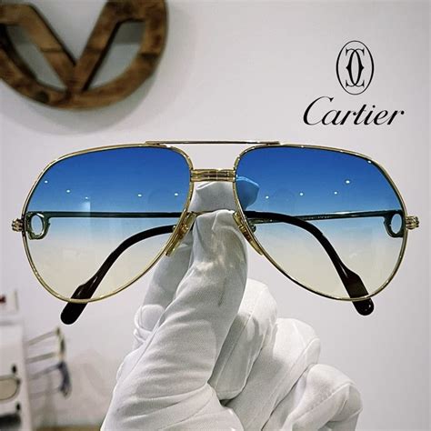 Cartier Designer Genuine Vintage Sunglasses Men Sunglasses