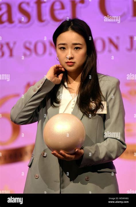 South Korean Retired Individual Rhythmic Gymnast Son Yeon Jae Attends A