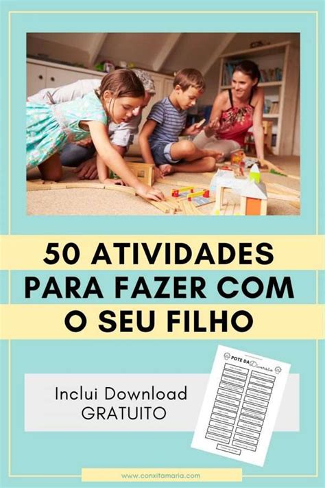 Diy Atividades Para Fazer O Seu Filho Conxita Maria A