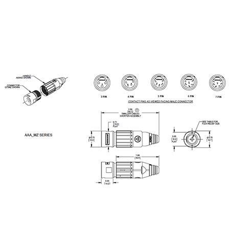 Switchcraft Aaa Series Pin Xlr Male Cable Mount Connector Silver