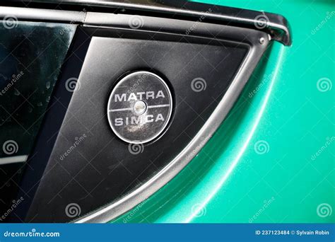 Matra Simca Logo Brand and Text Sign on Bagherra Sport Car Side French ...