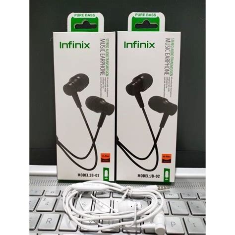 HEADSET INFINIX PURE BASS JACK 3 5MM HANDSFREE INFINIX HOT 9 PLAY HOT 10 PLAY HOT 7 HOT 10S