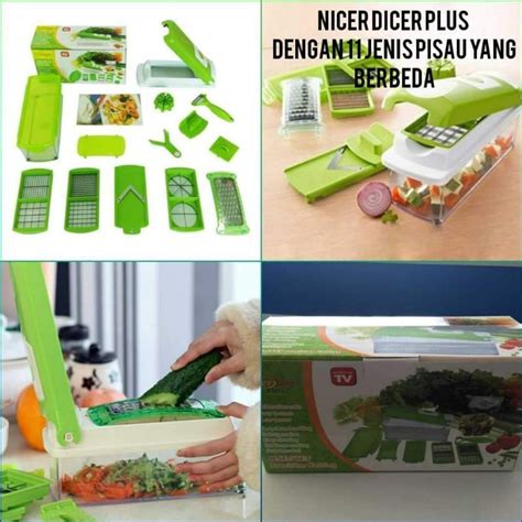 Jual Genius Nicer Dicer Alat Pemotong Buah Dan Sayuran Multifungsi