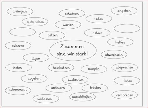 Hervorragend St Rken Und Schw Chen Arbeitsblatt Grundschule F R