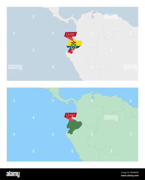 Karte Ecuadors Mit Landhauptstadt Zwei Arten Von Ecuador Karten Mit