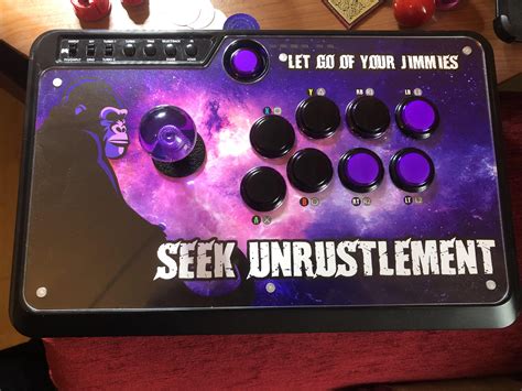 Custom artwork for a friend : r/fightsticks