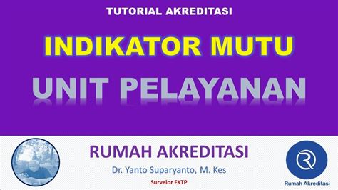 Tutorial Menetapkan Indikator Mutu Unit Pelayanan Di Fktp Youtube