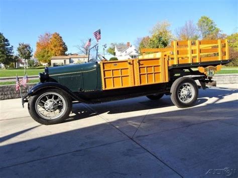 1928 Ford Model Aa Pick Up Stake Body And Dump Bed Beautiful Show