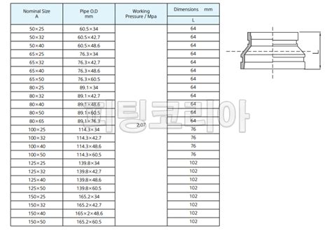 레듀샤그루브식 주식회사 피팅코리아