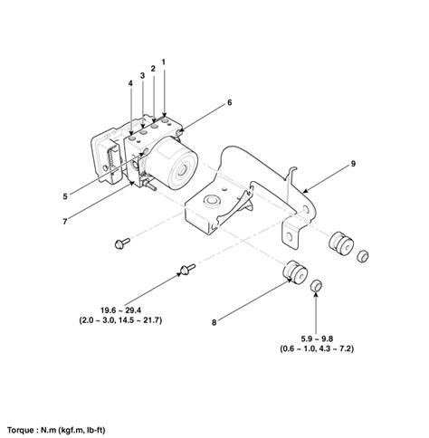 Hyundai Sonata: ESC Control Module. Components and Components Location ...