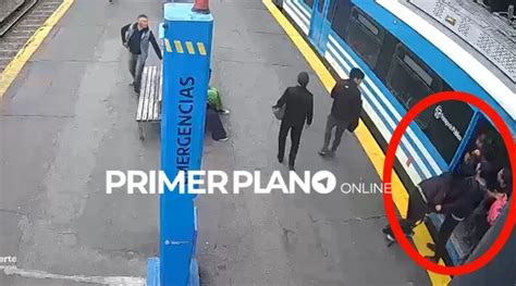 La Maniobra De Un Ladr N De Celulares En El Tren Sarmiento Tir El